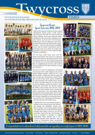 Twycross House – Sports Success 2016-2017